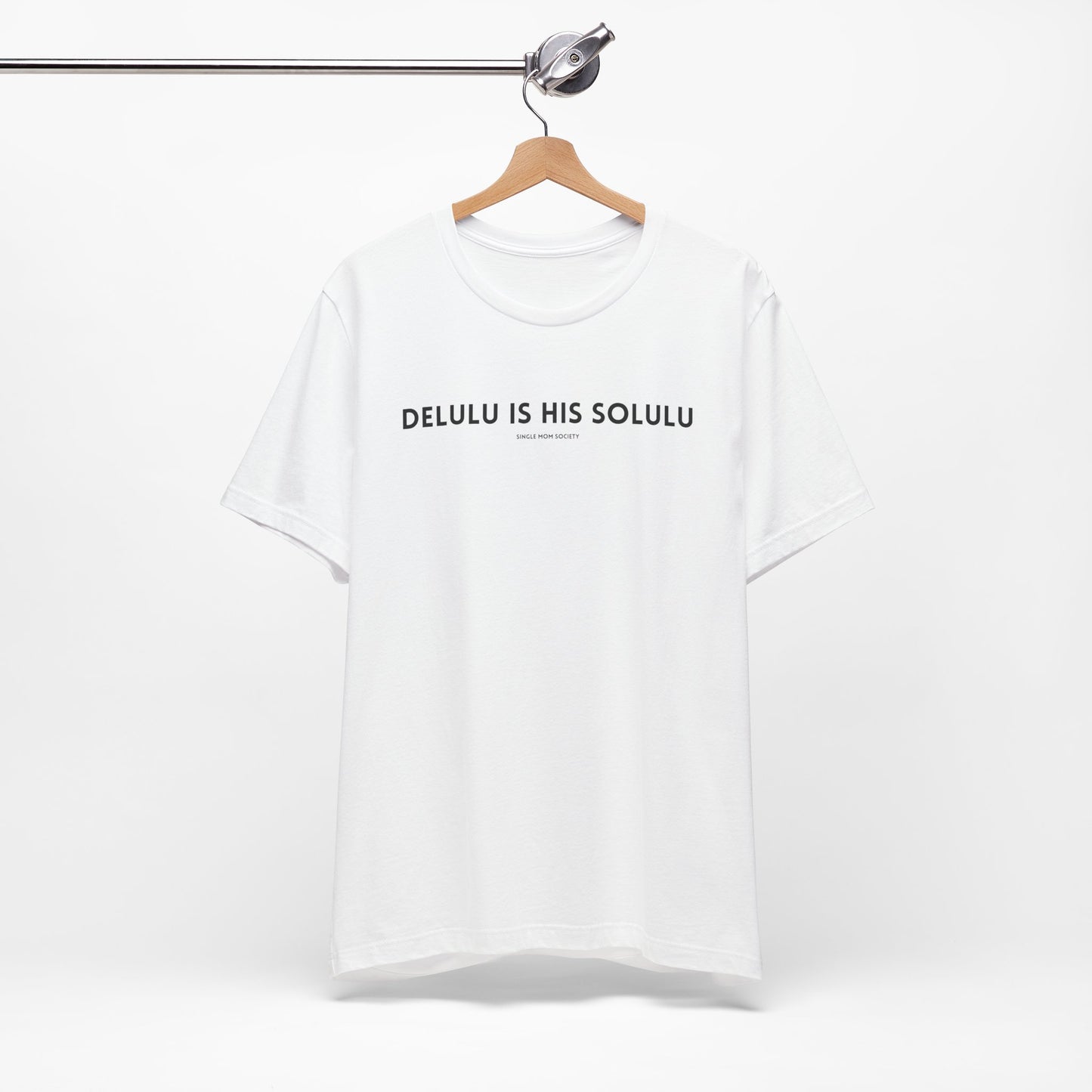 Delulu is His Solulu T-Shirt - Deadbeat Dad/Single Mom T'shirt