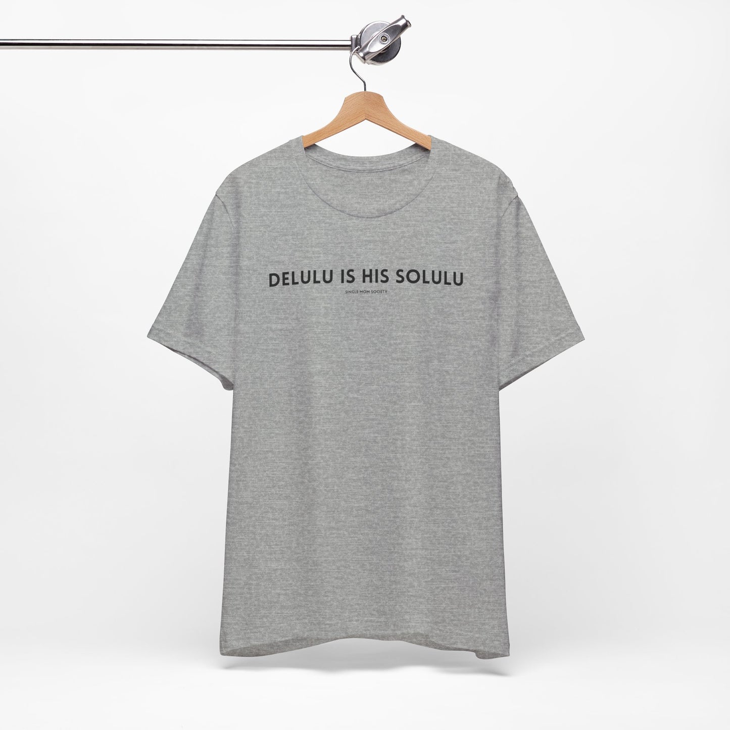 Delulu is His Solulu T-Shirt - Deadbeat Dad/Single Mom T'shirt
