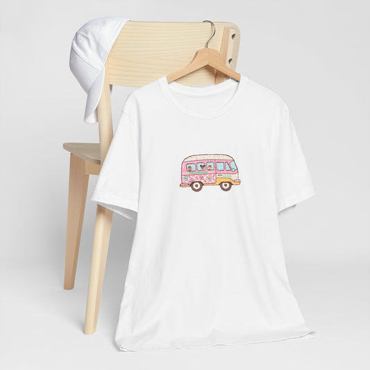 All Aboard the Camp Single Mom Bus T'shirt