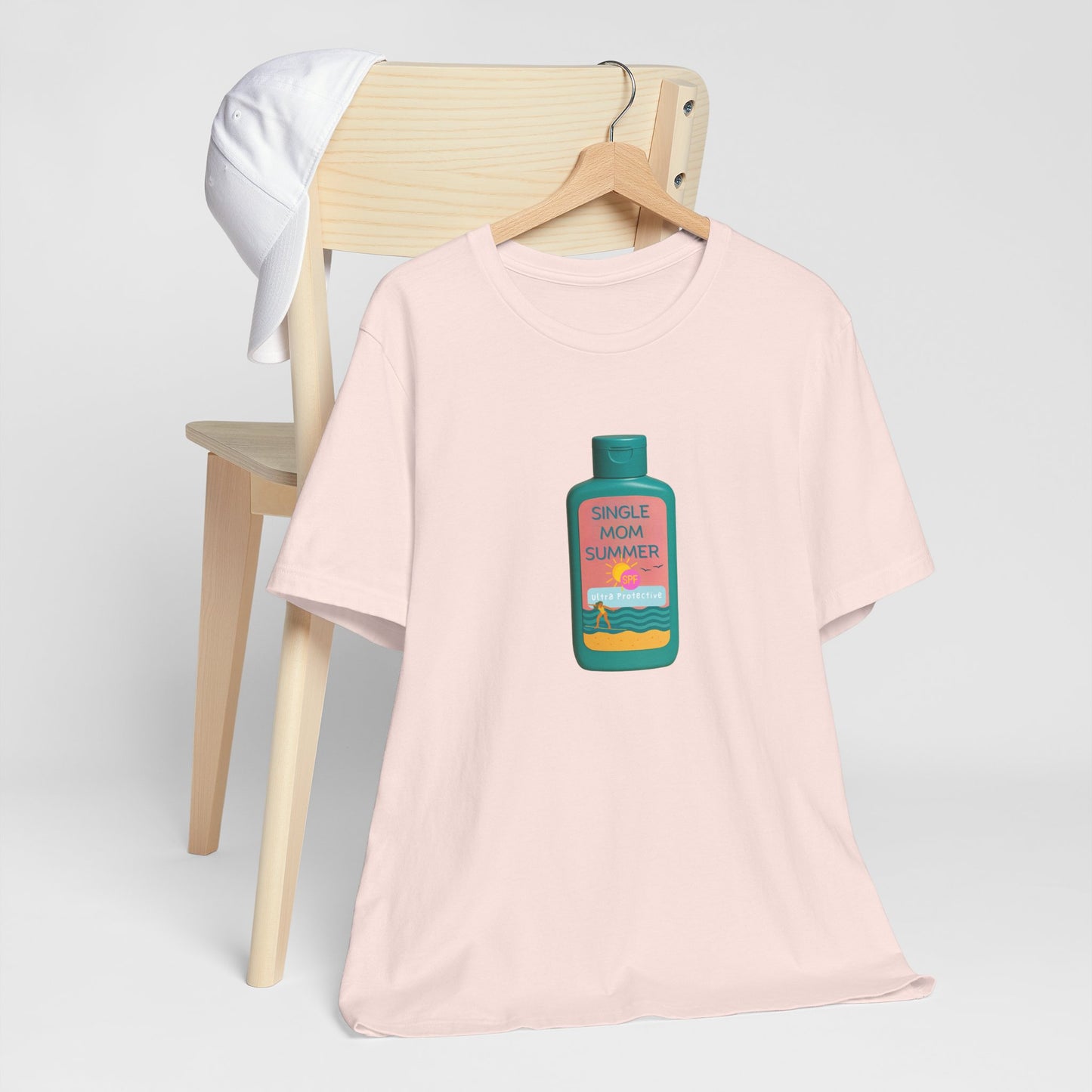 Single Mom Summer T'Shirt - Sunscreen For the Protective Parent