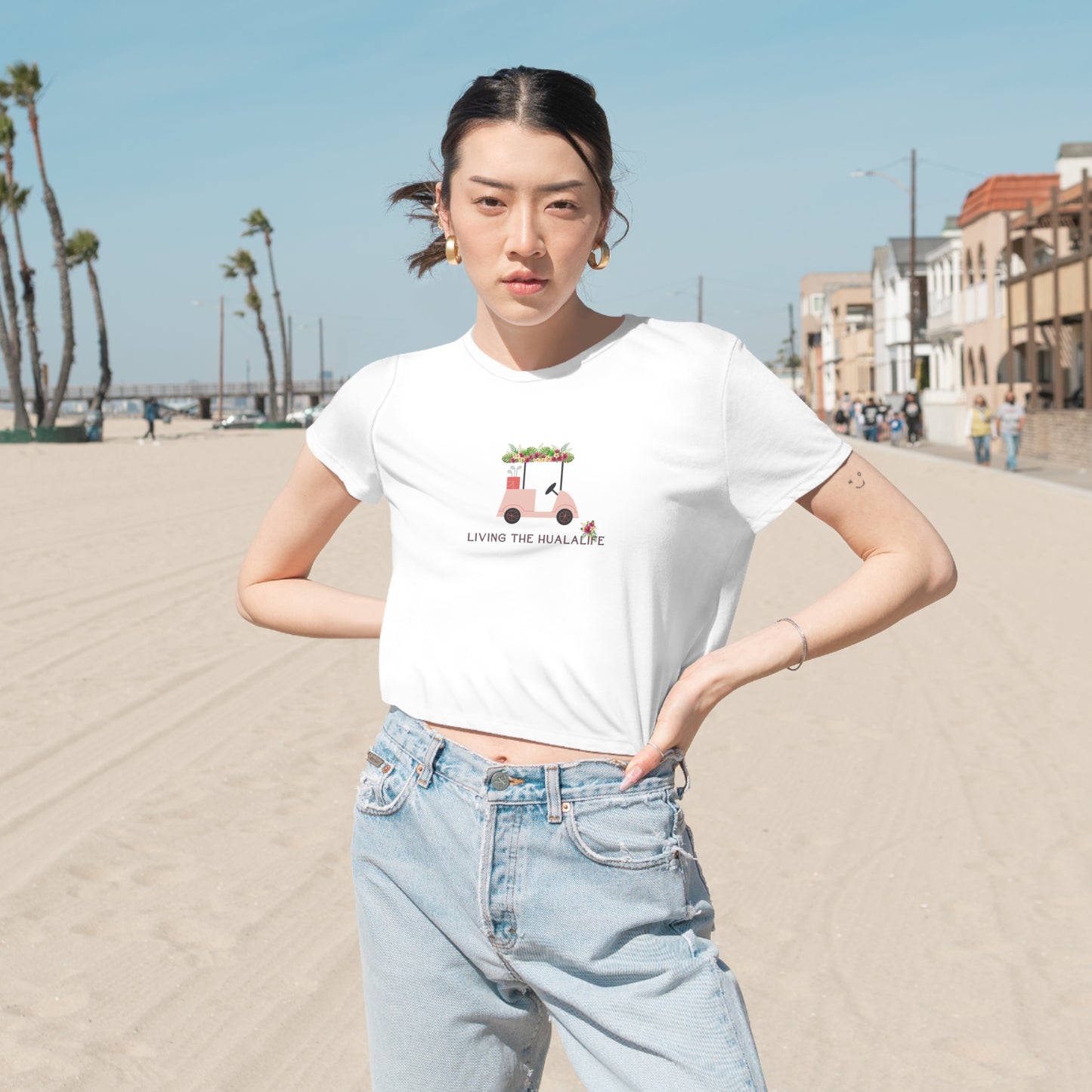 Tee Off in this Cropped T'shirt