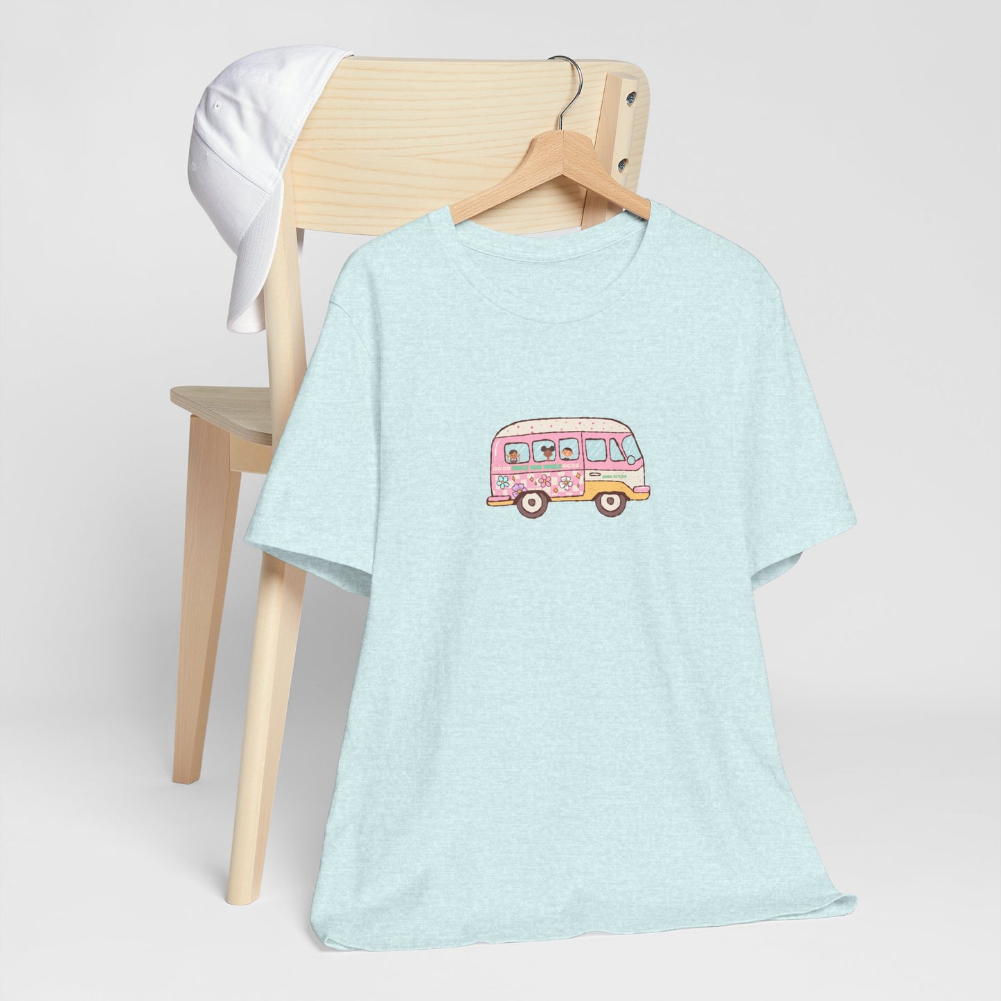 All Aboard the Camp Single Mom Bus T'shirt