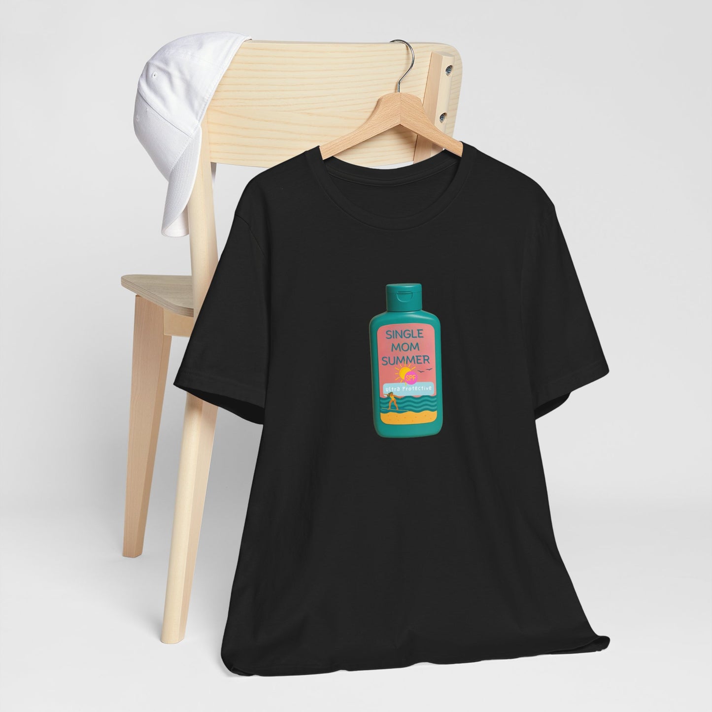 Single Mom Summer T'Shirt - Sunscreen For the Protective Parent