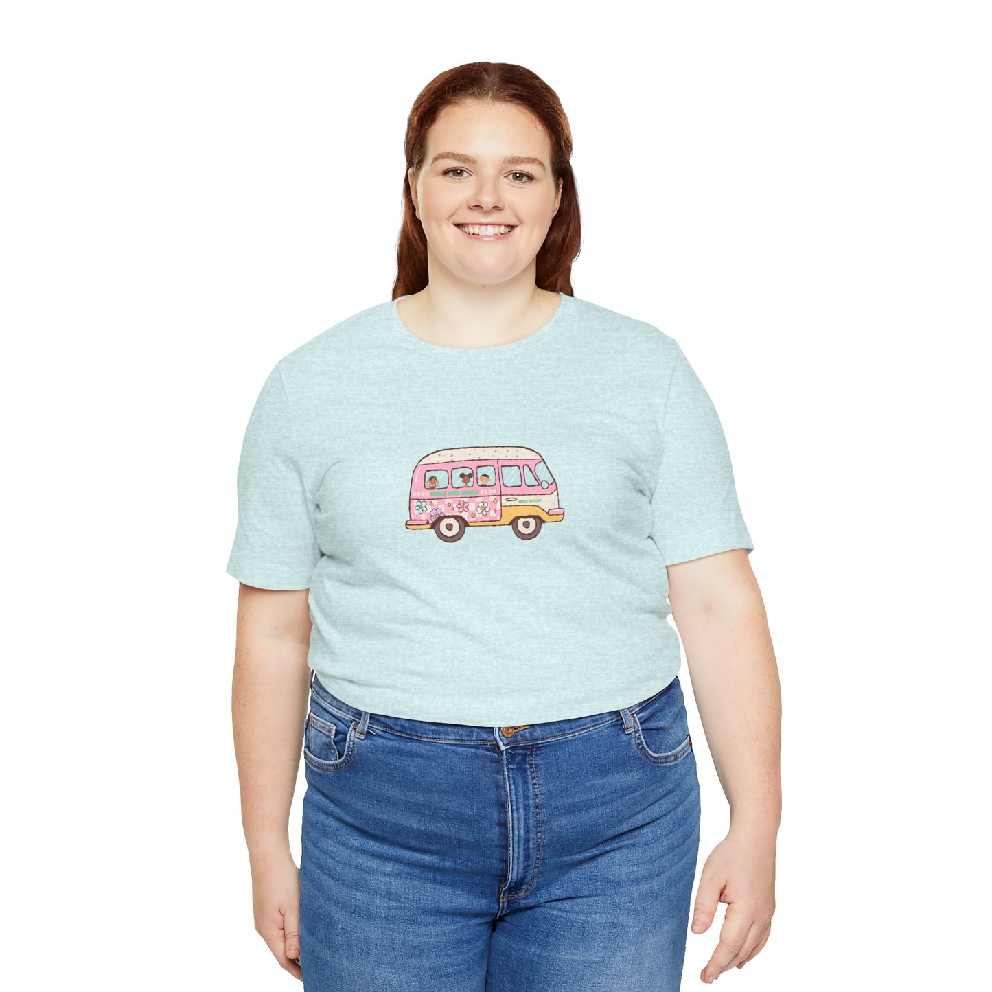 All Aboard the Camp Single Mom Bus T'shirt