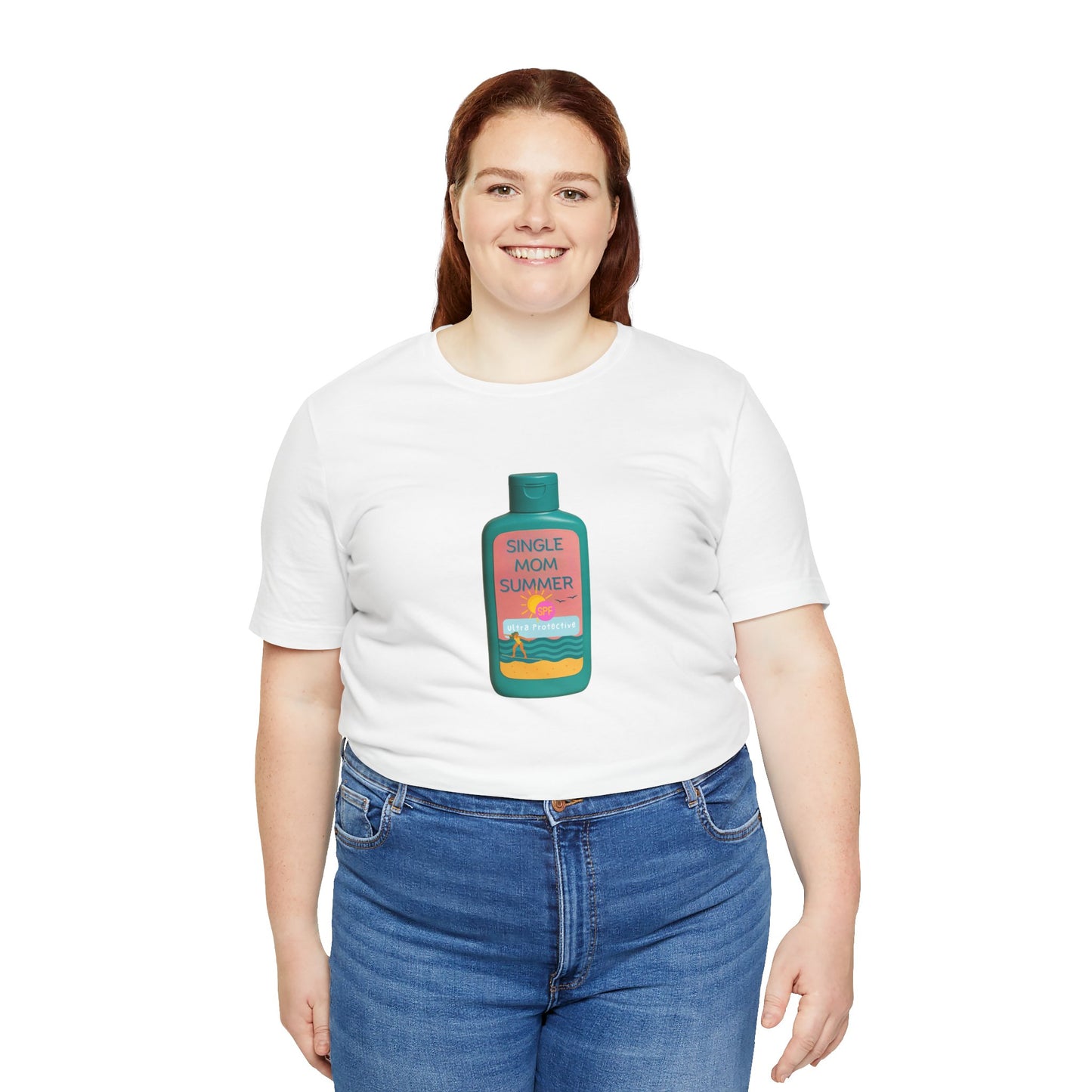 Single Mom Summer T'Shirt - Sunscreen For the Protective Parent