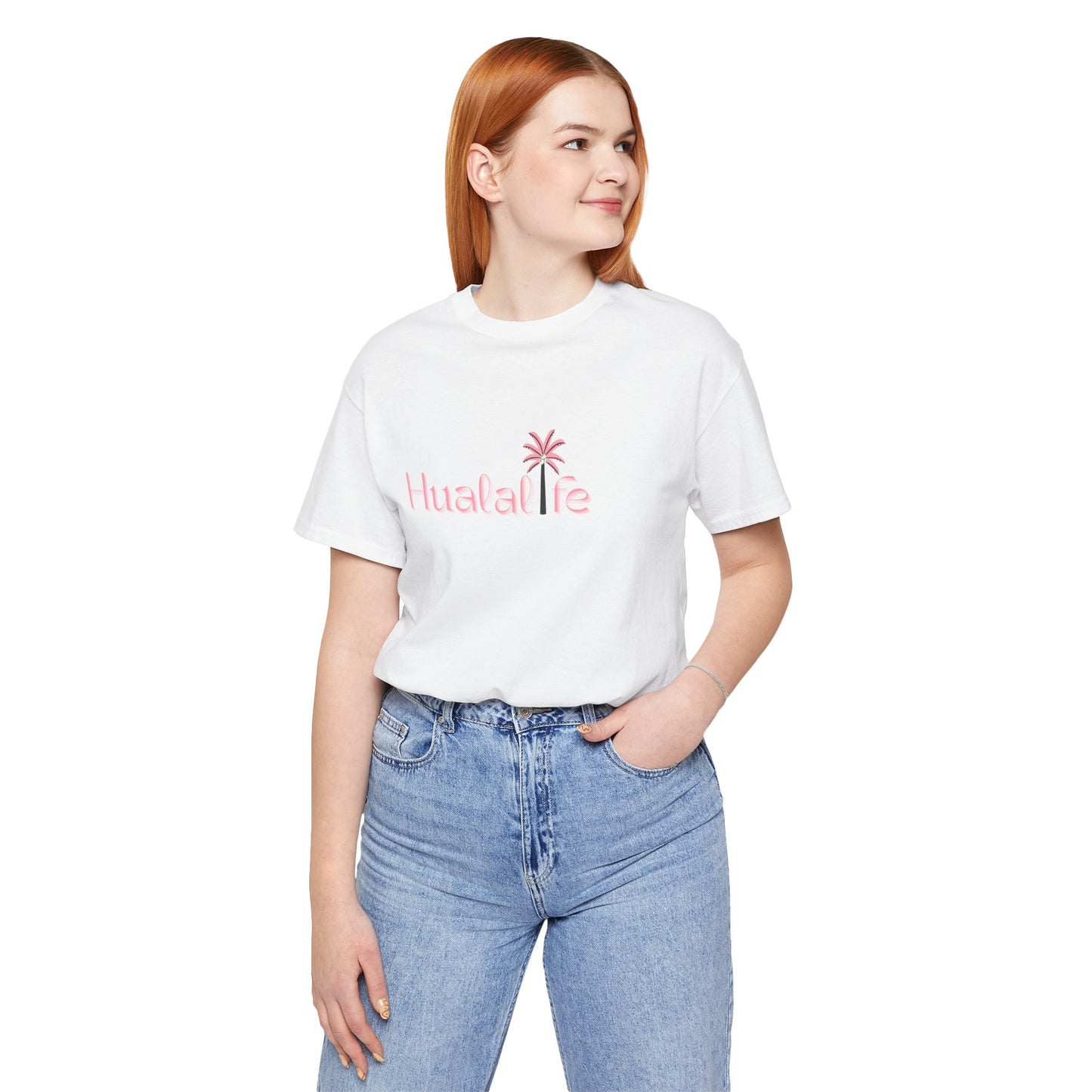 Hualalife Tee - Casual Summer Shirt, Beach Style Top, Vacation Wear, Gift for Him or Her, Cute Graphic Tee